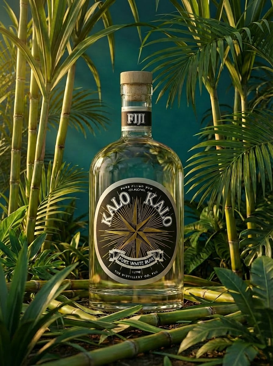 KaloKalo White Rum Bottle
