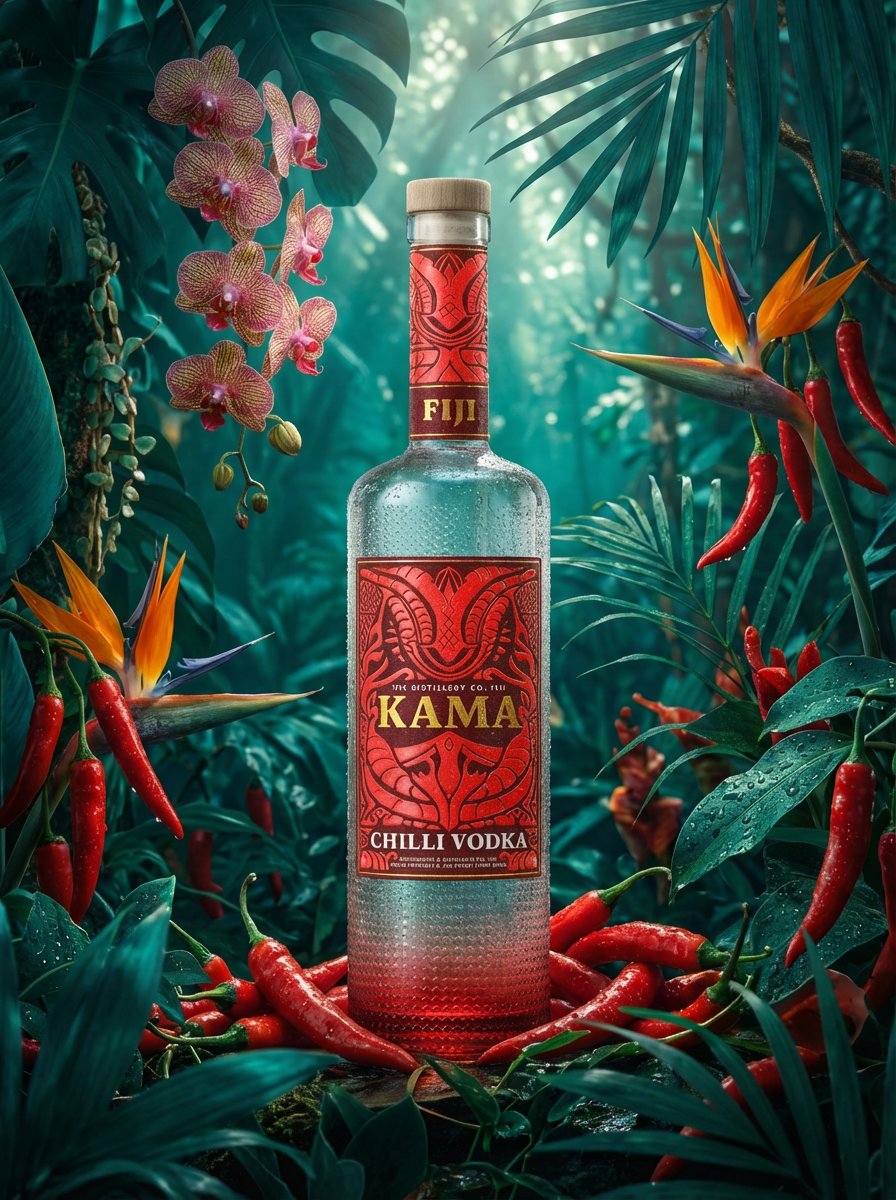 Kama Chilli Vodka Fresh Fijian Chilli Fiji Kama Chilli Vodka Fresh Fijian Chilli Fiji